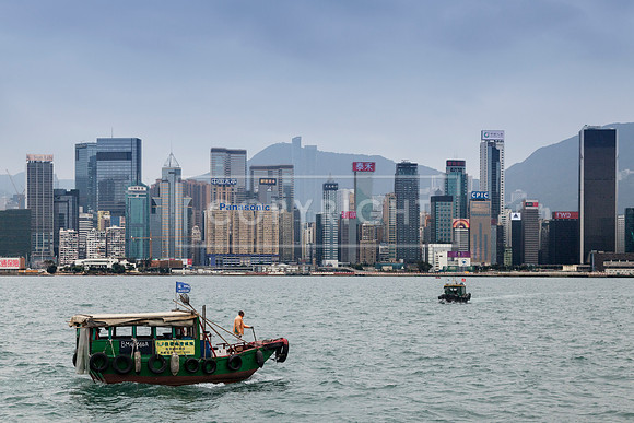 HONG KONG ISLAND FROM KOWLOON