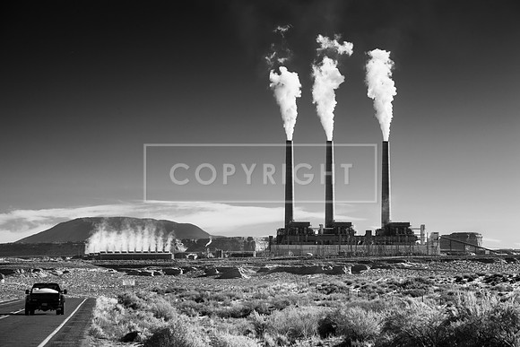 NAVAJO GENERATING STATION, PAGE, ARIZONA, USA