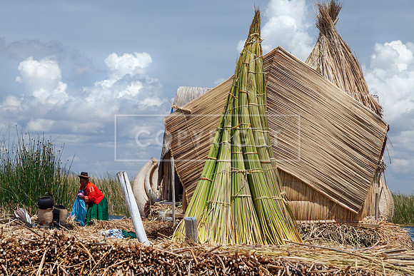 REED ISLAND, LAKE TITICACA, PERU