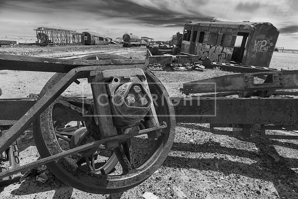 THE TRAIN CEMETERY, UYUNI, BOLIVIA