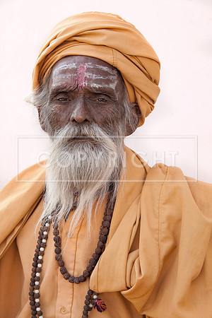 HOLY MAN, PUSHKAR, RAJASTHAN, INDIA