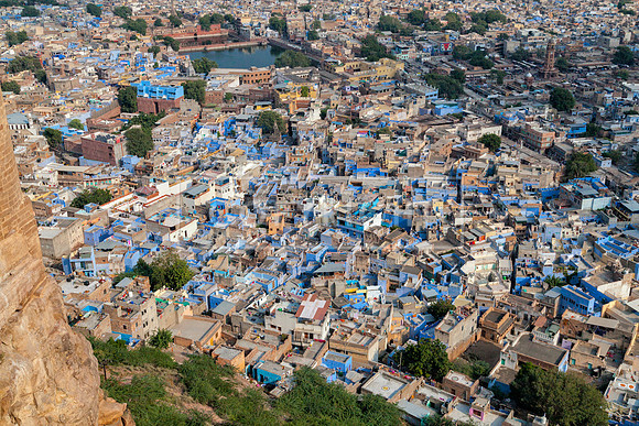 JODHPUR, RAJASTHAN, INDIA. VIEW FROM MEHRANGARGH FORT